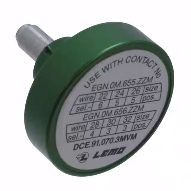 DCE.91.070.3MVM LEMO  Crimpadoras - Juegos de matrices para cabezales de crimpado